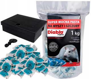 Silné potkany s jedovatou myšou Morons 1 kg