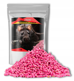 Nástraha na myši a potkany - Silné myšie granule a potkany bromadiolón 1 kg