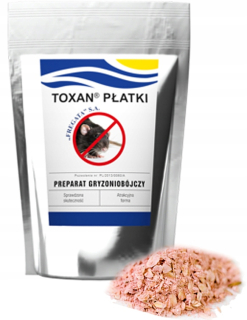 Nástraha na myši a potkany - Toxan vločky 1 kg myši jedovate potkany Mummifikuje