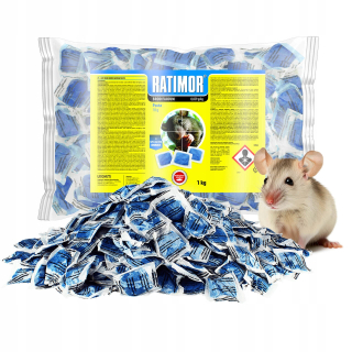 Nástraha na myši a potkany - RATIMOR BRODIFAKUM MYŠI JED NA POKRASY 1KG
