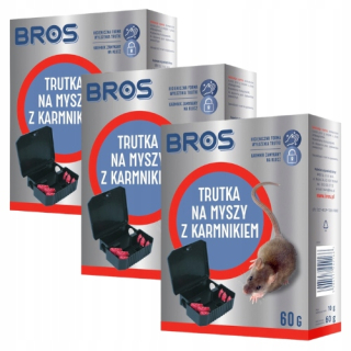 Nástraha na myši a potkany - Deratizačná stanica myši facker bros x 3