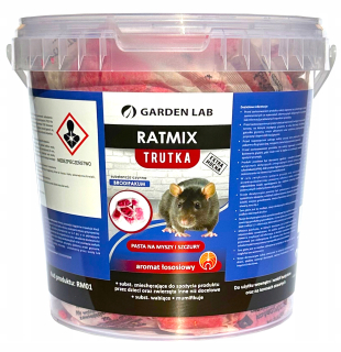 Nástraha na myši a potkany - Trutka Ratmix Brodifacum myši potkany 1 kg