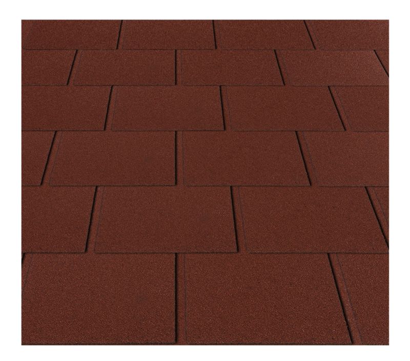 Šindeľ Matizol, obdĺžnikový, 3,2 m2, červený