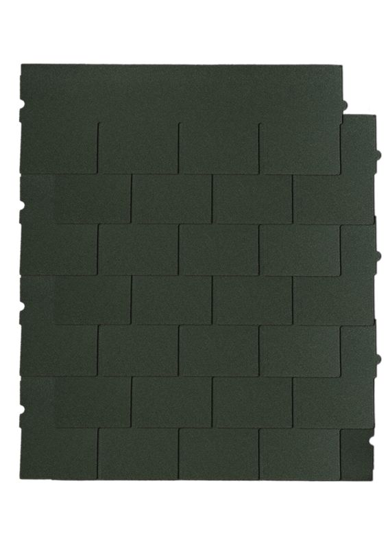 Šindeľ Matizol, obdĺžnikový, 3,2 m2, zelený