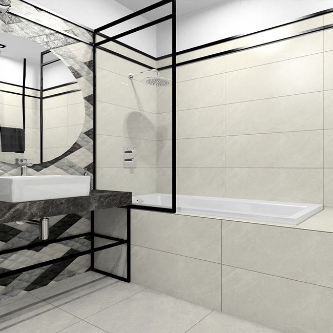 Gres Balmoral 60 x 60 cm strieborná 1,08 m2