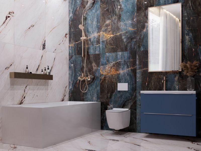 Kamenina Cavada Ceramstic 80 x 160 cm niebieski 2,56 m2