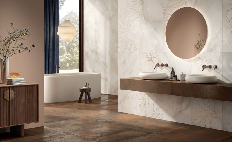 Gres Lumire 60 x 120 cm mlieko 1,44 m2