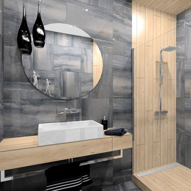 Eclipse Ceramstic leštená kamenina 60 x 60 cm grafit 1,44 m2