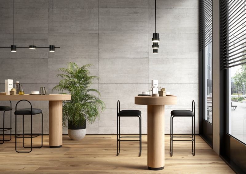 Glazovaná kamenina Doky 60 x 120 cm svetlosivá 1,44 m2