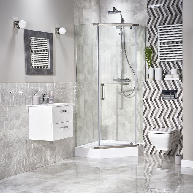 Leštená glazovaná kamenina Lexington Ceramstic 60 x 60 cm tmavosivá 1,44 m2 25 kg