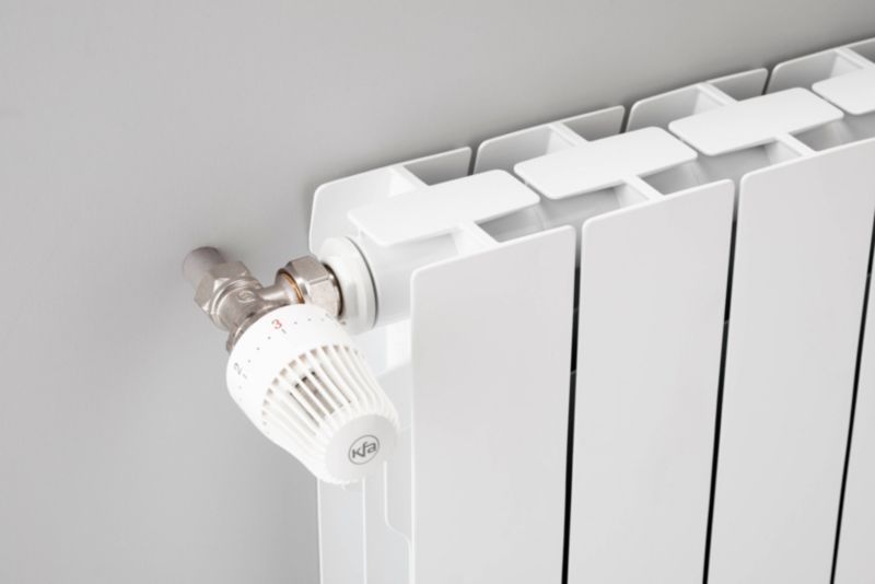 Hliníkový radiátor KFA Armatura ADR 10 prvkov, biely