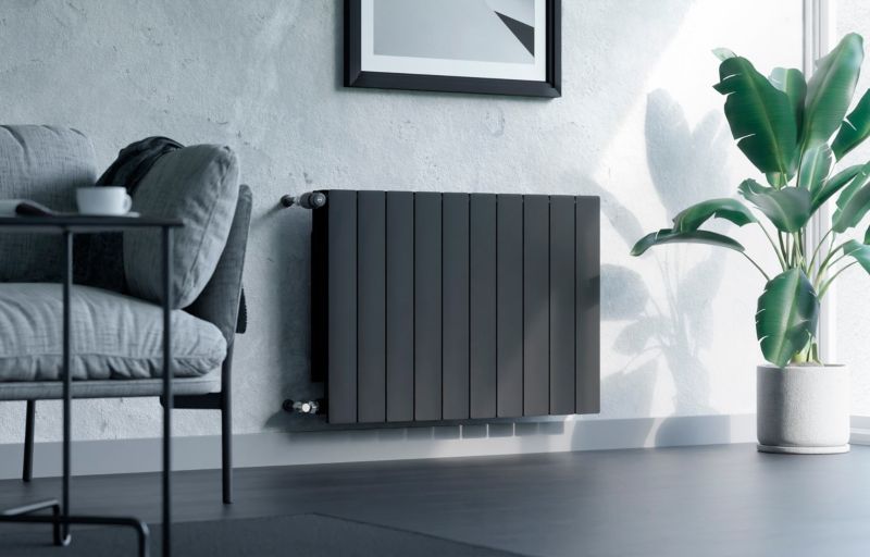 Hliníkový radiátor KFA Armatura ADR 10 elements, čierny