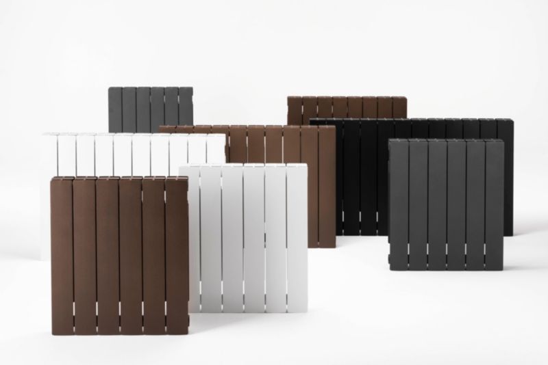 Hliníkový radiátor KFA Armatura ADR 10 prvkov, grafit