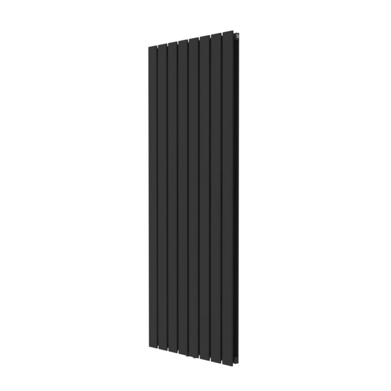 Dekoračný radiátor Faringdon 180 x 60,8 cm čierny