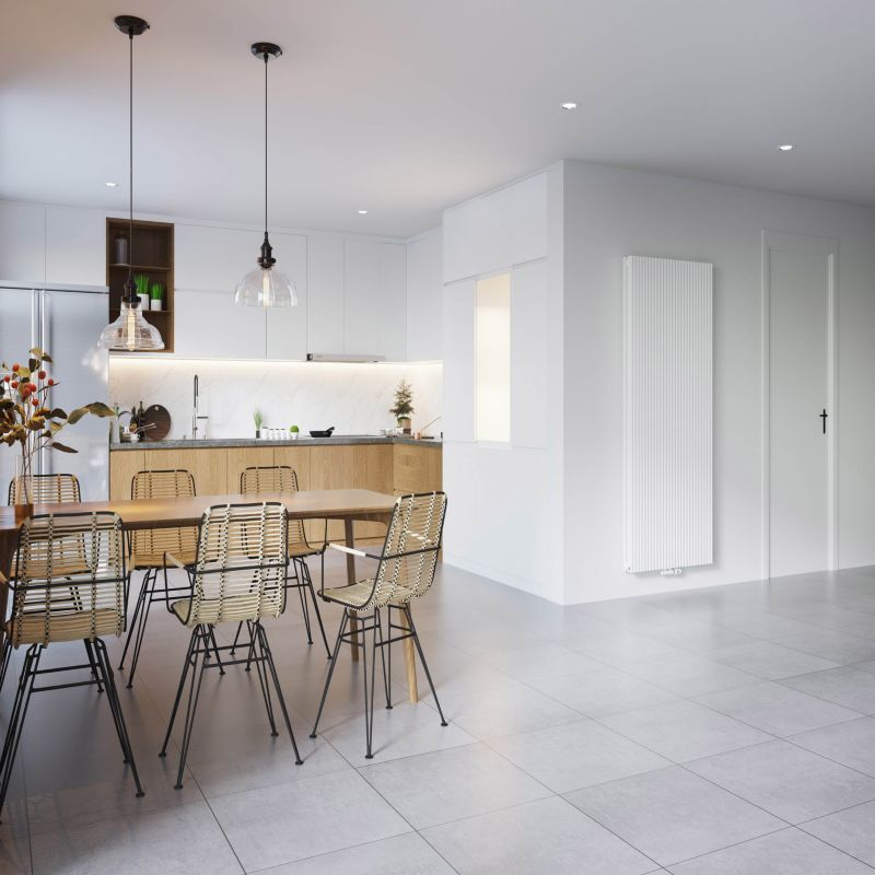 Instal-Projekt Mab X dekoračný radiátor 180 x 67 cm biely