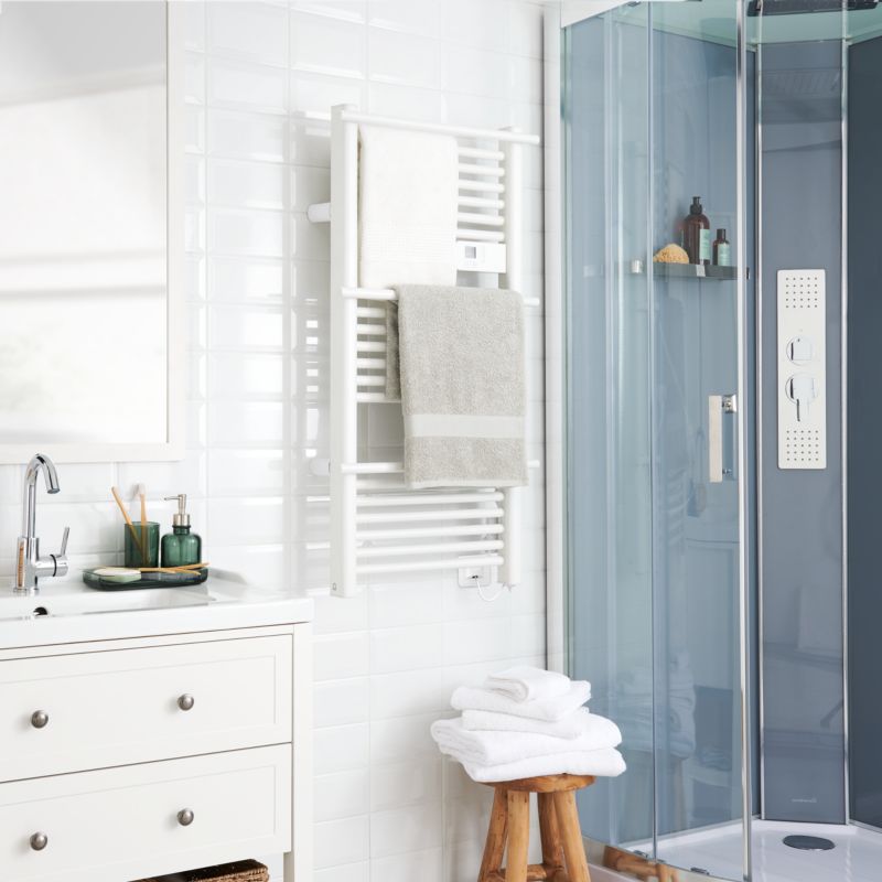 Solna 500 W biely elektrický ohrievač