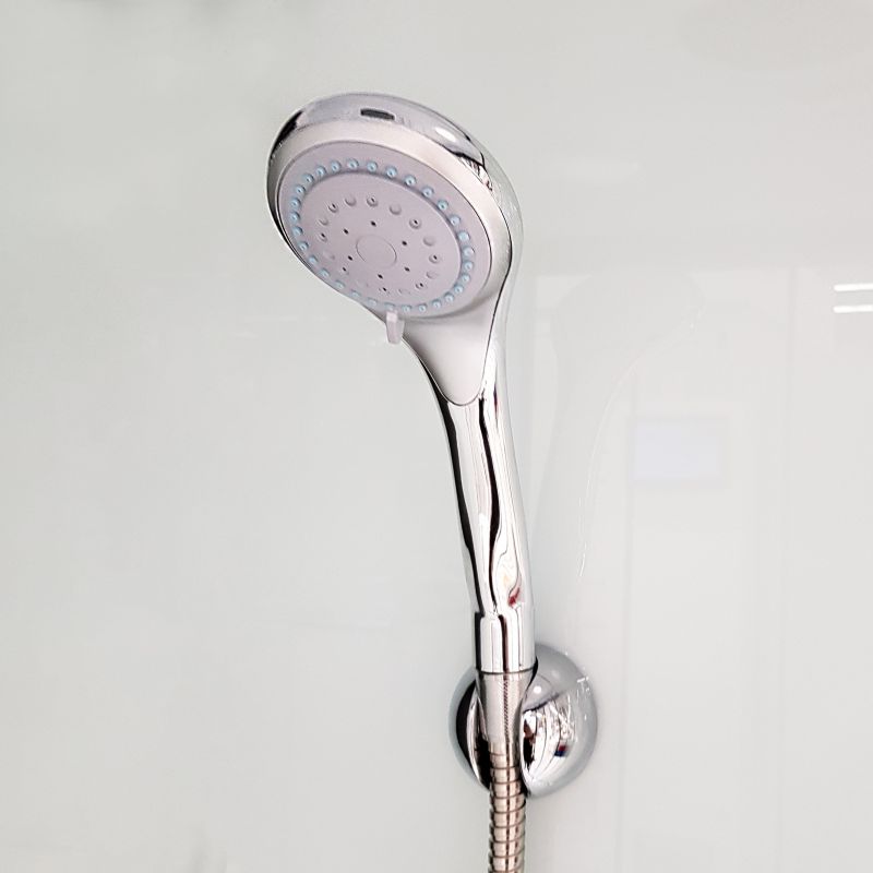 Sprchovací kút s hydromasážou Kaja 90 cm, polkruhová, nízka sprchová vanička