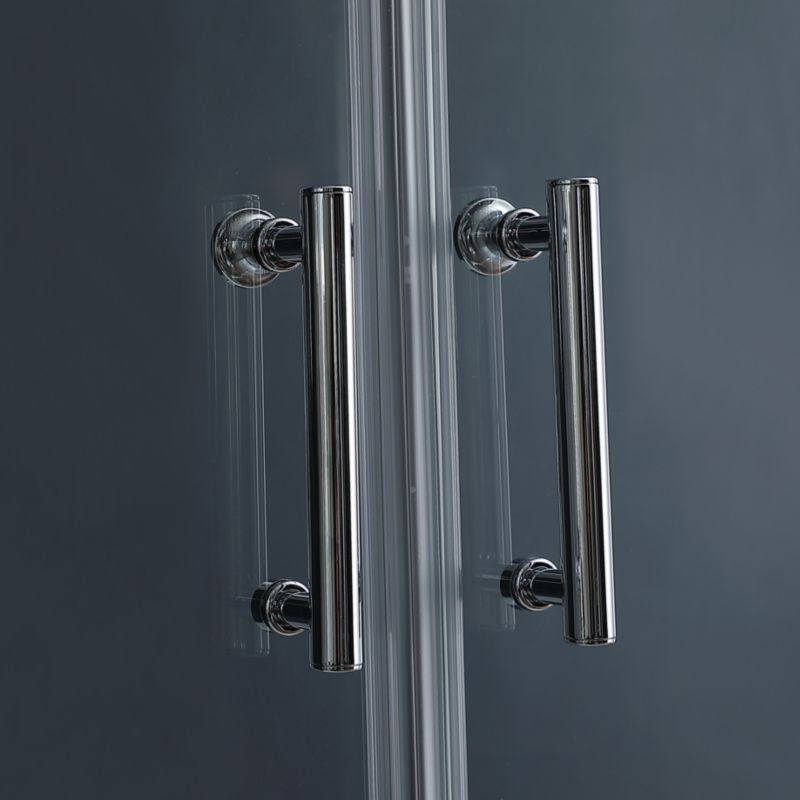 Sprchovací kút Onega hydromasážny, 85 cm, polkruhová, vysoká sprchová vanička