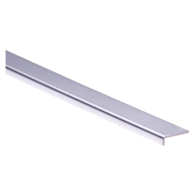Cezar PVC uholník 17 x 5 x 1,1 mm 2 m strieborný