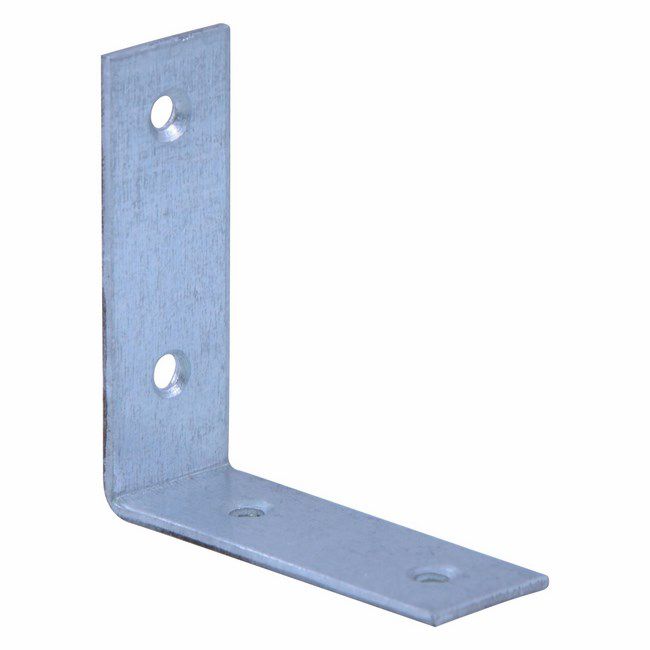 Uhol stoličky 20 x 60 x 60 mm, biely pozink