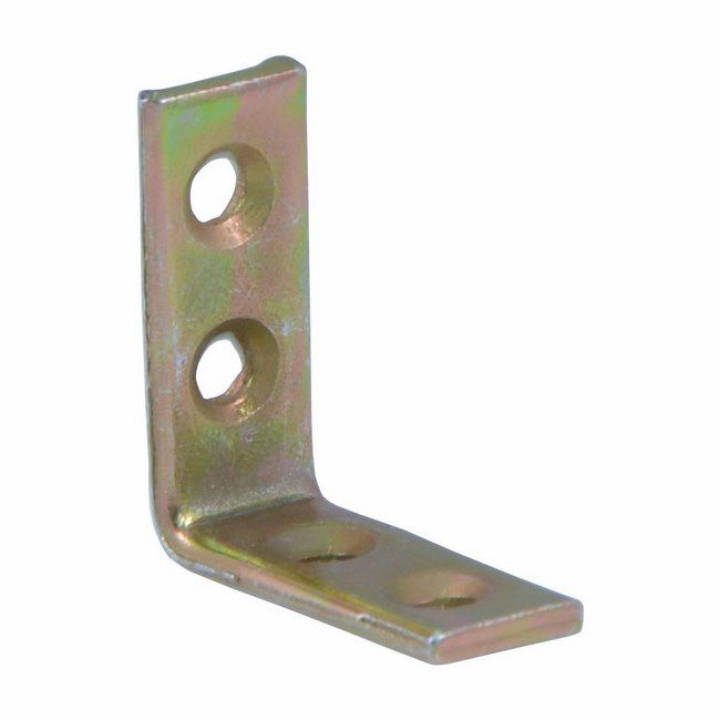 Uhol kresla 25 x 25 x 10 mm mosadz