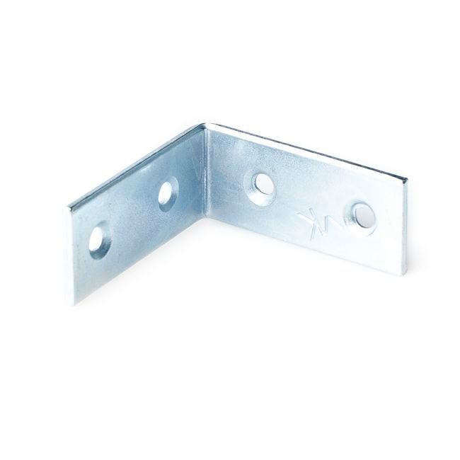 Uhol stoličky 40 x 40 x 17 mm, biely pozink