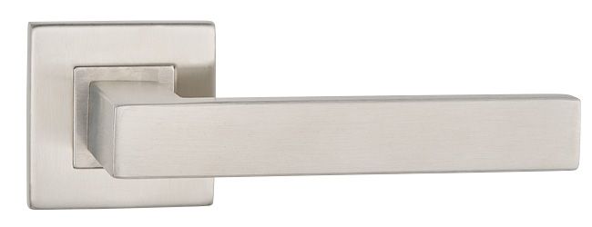 Kľučka na dvere Metalbud Topaz, štvorcová doska, nehrdzavejúca oceľ