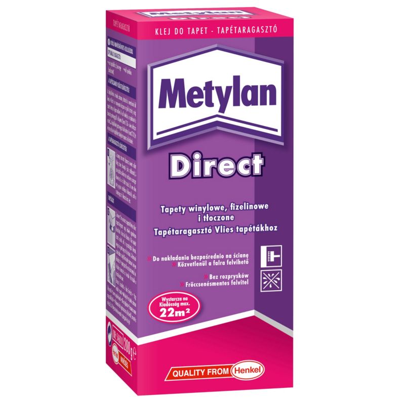 Lepidlo na vliesové tapety Metylan Direct 200 g