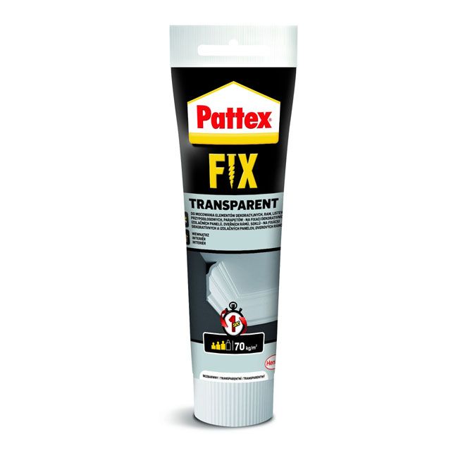 Pattex fix transparentné lepidlo 200 g