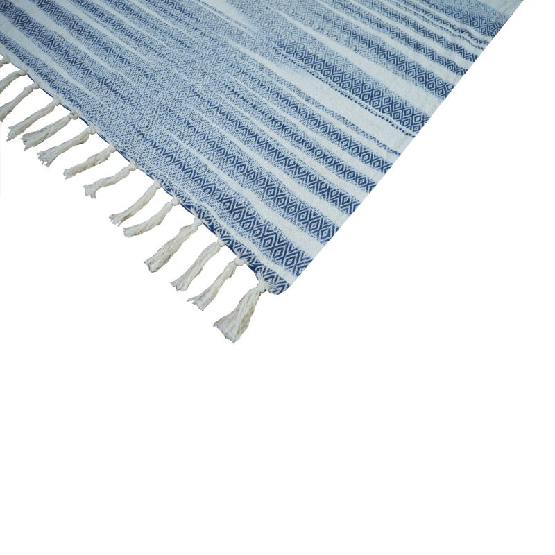 Všívaná deka 130 x 170 cm diamantová modrá