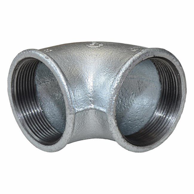 1/2" maticové koleno, pozinkované