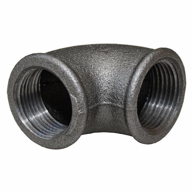 3/4" maticové koleno, čierne