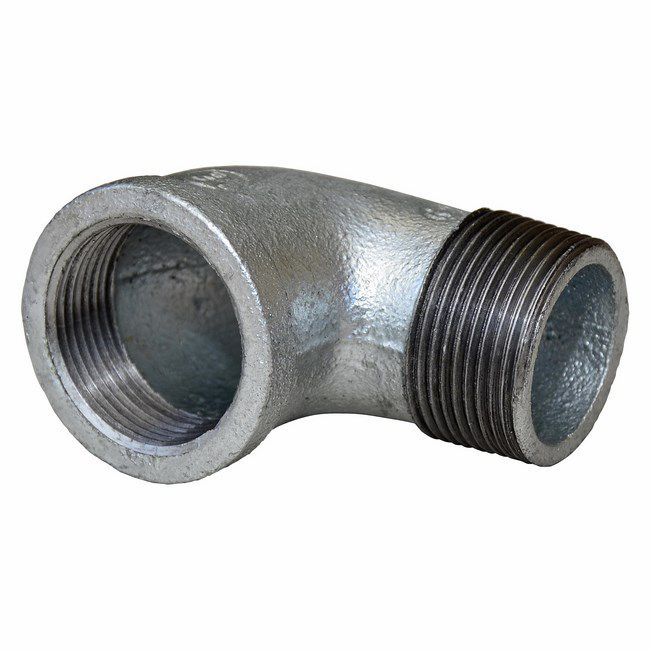 2" skrutkovacie koleno, pozinkované