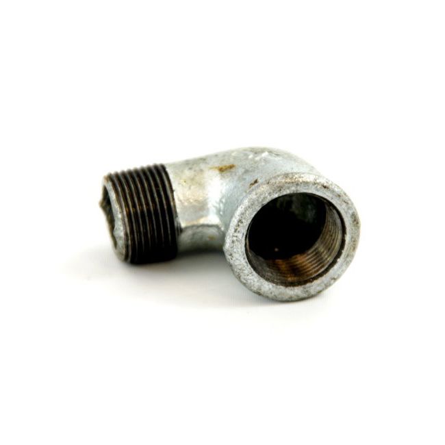 3/4" rovnopriechodové koleno matice-skrutky, strieborné