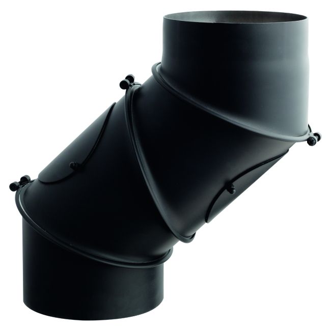 Darco nastaviteľné koleno 200 mm čierne, 4 segmenty