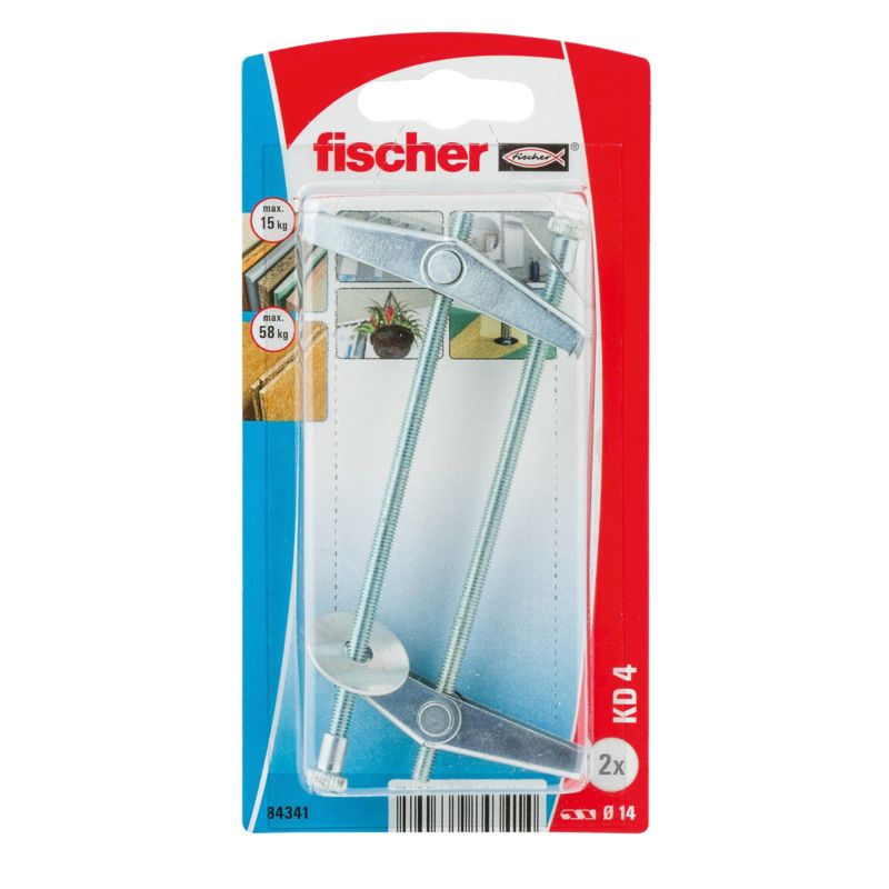 Fischer KD sklopné čapy 4 x 90 mm 2 ks.