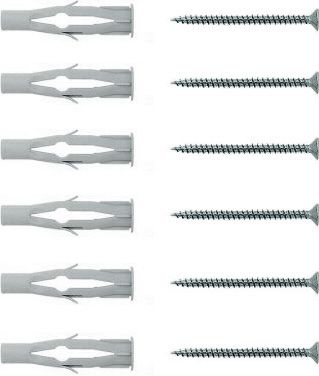 Univerzálne kolíky so skrutkami Fischer FU 10 x 60 mm 4 ks.