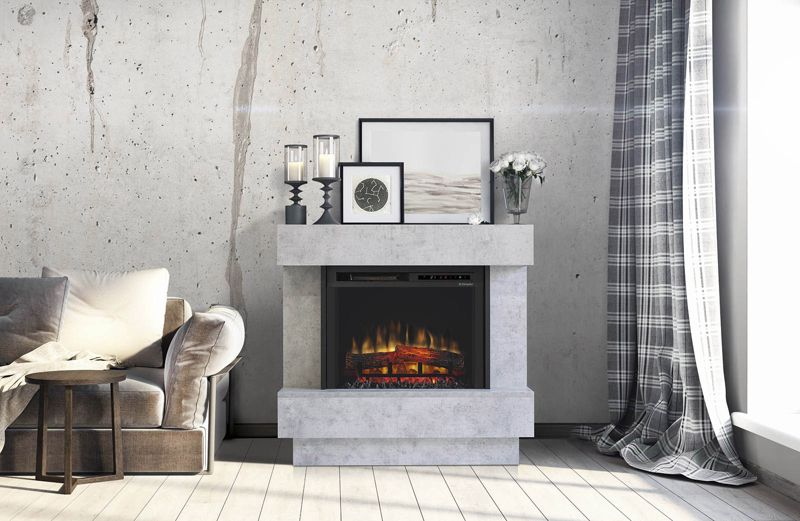 Betónový elektrický krb Dimplex Avalone