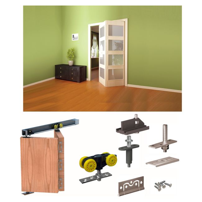 Sada konektorov pre posuvné dvere Valcomp Herkules Plus 2 x 25 kg