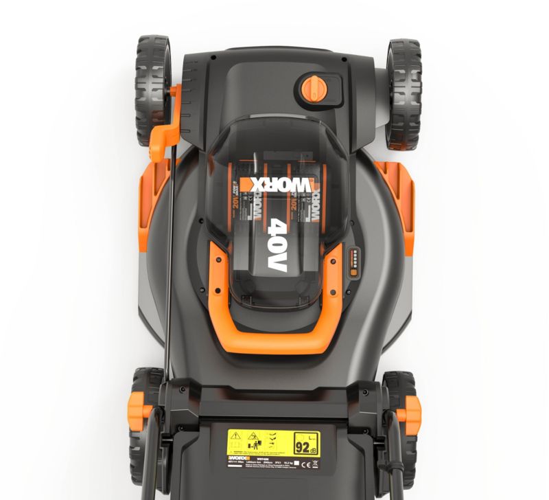 Akumulátorová kosačka Intelicut Worx 2 x 20 V 40 cm