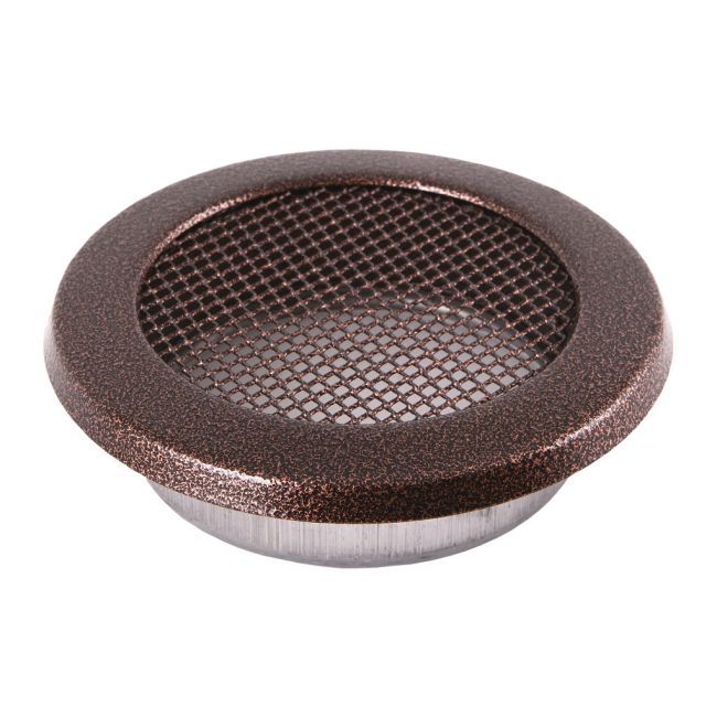 Okrúhla mriežka Parkanex 100 mm medená