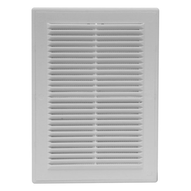 Vetracia mriežka vetrania 180 x 250 mm biela