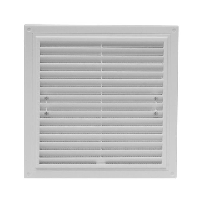 Vetracia mriežka 205 x 205 mm biela