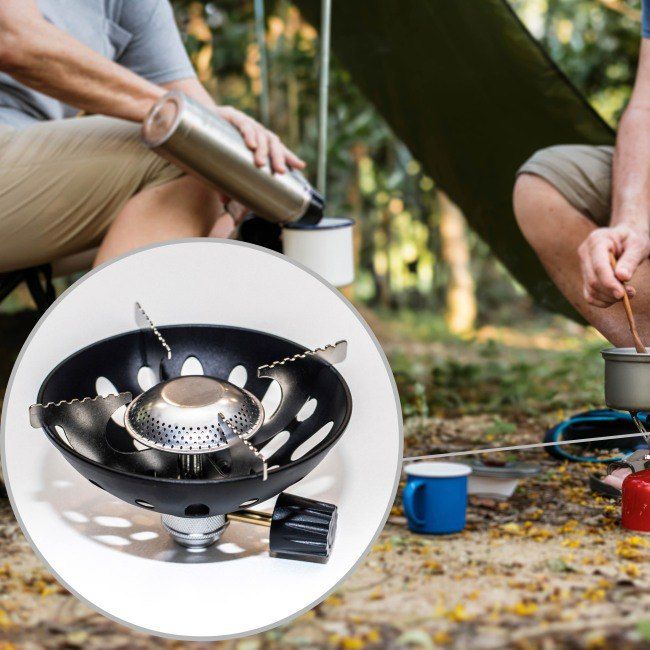 Prenosný plynový sporák Metrox ME-1666 s prírubou