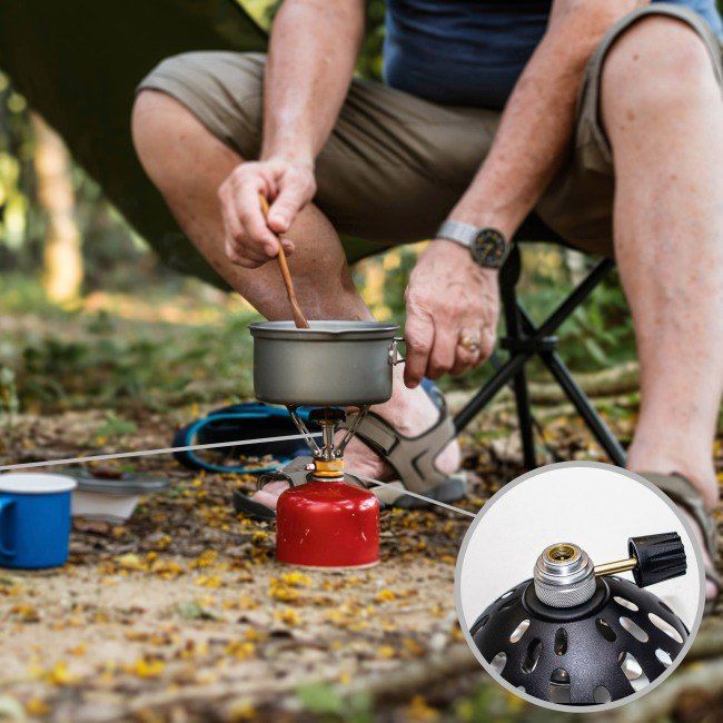 Prenosný plynový sporák Metrox ME-1666 s prírubou