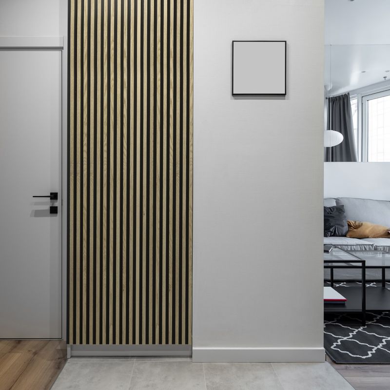 Stegu nástenné lišty 275 x 17,6 cm čierna/dub 3 prvky