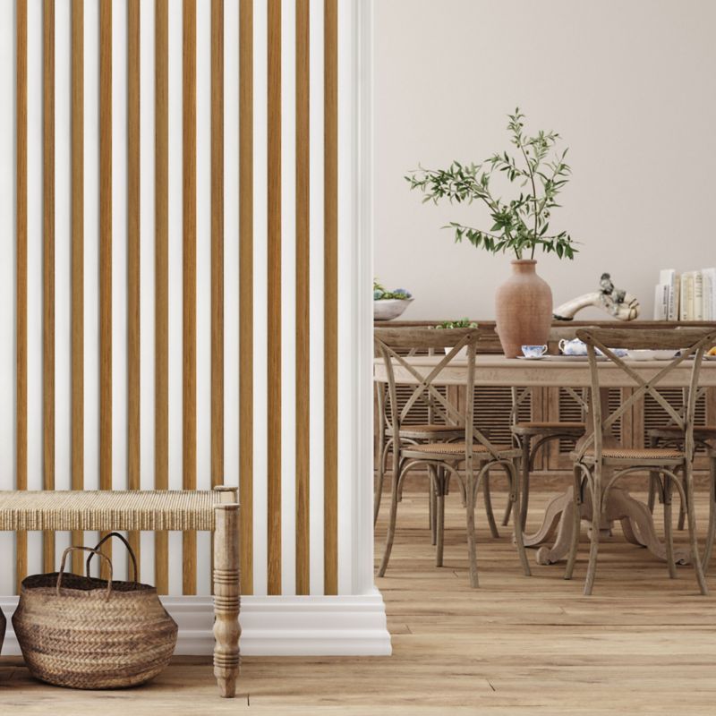 Stegu nástenné lišty 275 x 17,6 cm dub/biela 3 prvky