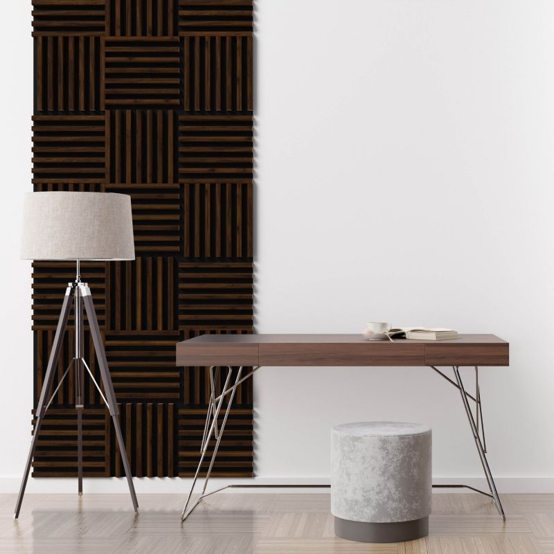 Stegu Linea Hazelnut mini čierna nástenná lišta