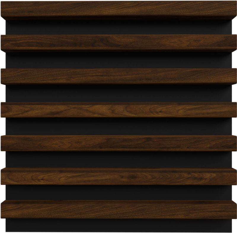 Stegu Linea Hazelnut mini čierna nástenná lišta