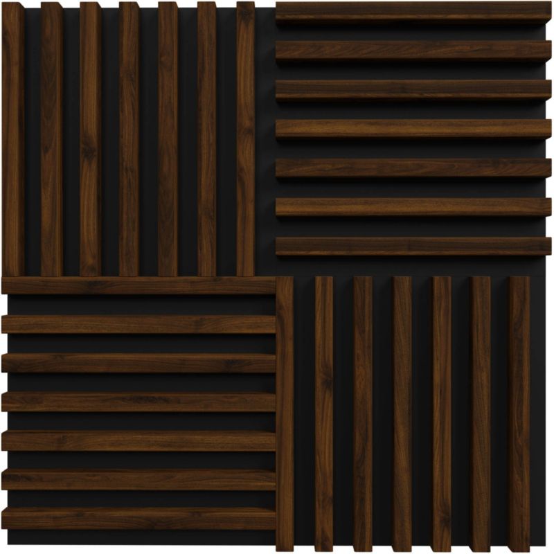 Stegu Linea Hazelnut mini čierna nástenná lišta